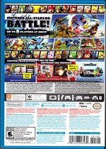 Nintendo Wii U Super Smash Bros. for Wii U Back CoverThumbnail